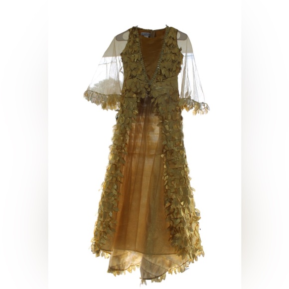Chasing Fireflies Golden Phoenix Costume Size 10 - Picture 3 of 15